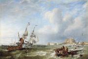 unknow artist, Seascape, boats, ships and warships. 127